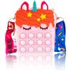 Chimpanzee Poppy Bag Borsa Unicorno Pop it - Borsetta Bambina, Fidget Toy, Antistress Bambini, Giocattolo sensoriale, borsette Tracolla unicorni, Gadget Regalo Borse Bambine, Gioco Compleanno Bimba