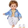 Baby Annabell Little Sweet Prince - Bambolotto da 36 cm in Tessuto Super Morbido e Occhi Che Si chiudono - Include Top Due in Uno, Pantaloni e Scarpe - età: 1+ Anni