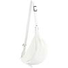 modamoda de - Borsa Italiana manuale/sera piccola in pelle T77, Colore:Bianco