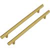 LONTAN 5 Pezzi Maniglie per Mobili da Cucina 160mm Maniglie Armadio Maniglia Cassetto Maniglie Oro Maniglie Cameretta Maniglie Cassetti Acciaio Inox Maniglie Cucina Maniglie Vintage