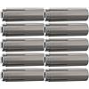 Lumonic 10x bullone di ancoraggio M12 x 50 zincato I Da utilizzare come ancoraggio metallico, ancoraggio a bullone, fulmine I Per vari tipi di fissaggi passanti