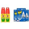 Autan Tropical Vapo Bipacco, Insetto Repellente e Antizanzare, 2 Confezioni da 100ml & Raid Liquido Elettrico tripla ricarica, contro Zanzare Tigre e Zanzare Comuni 3 Confezioni da 36 ml