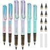 OFFCUP Matite Eterna, 6Pcs Penna Senza Inchiostro Matita, Matita Infinity per fumetto, Studenti per Scrivere Strumento Pittura Artistica