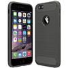Anjoo Cover compatibile per iPhone 6/6s, in silicone nero antigraffio in fibra di carbonio, cover di protezione compatibile con iPhone 6 iPhone 6s, colore: Grigio