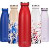 B2DO for GH Borraccia Termica 500ml Rosso Rubino| Bottiglia d'Acqua Acciaio Inox Thermos| Bottiglia per Acqua Isolamento Sottovuoto| Doppia parete isolato | Termica bottiglia Senza BPA
