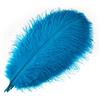 MWOOT 10 Pezzi Piuma di Struzzo, 10-12pollici (25-30cm) Grandi Naturale Piume per la Decorazione Domestica di Nozze, Vacanza Festa (Blu)