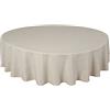 Home Direct Tovaglia da tavola, in Poliestere, Rotonda 180cm Avorio