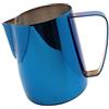 Dianoo Brocca Latte In Acciaio Inox Placcato Titanio Tazza Da Caffè Cremoso Latte Caffè Cappuccino Al Latte Blu 600ml