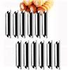 YIQI 12 Pz CannoliTubi In Acciaio Inox Crepe Tubo Crema Corno Stampo, Vite Crescente Stampo DIY Solenoide Anodo Spirale Torta Corno Pane Cottura Stampo Cannoli Tubi