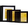 Nacnic Set 10 cornici, colore nero, dimensioni (20x25cm|x2|13x18cm|x4| 10x15cm|x4) Ideali sia da appendere alla parete che da appoggiare su scrivanie o altri mobili.