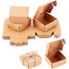 PH PandaHall 50pz Scatola Regalo in Carta Kraft Scatoline Carta Marrone | Scatola Cartone Regalo, Scatoline Portaconfetti con Coperchio per Natalizi Matrimonio Bomboniere Compleanni, 5.5x5.5x2.5cm