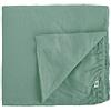 LINEN & COTTON Lenzuolo con Angoli Elasticizzati Molto Morbido in Puro Lino - 100% Lino Lavato (StoneWashed), (90 x 190cm) Singolo, Menta Verde