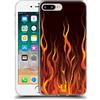 Head Case Designs Inferno Fiamme Hot Rod Custodia Cover in Morbido Gel Compatibile con Apple iPhone 7 Plus/iPhone 8 Plus