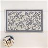 Linea oro Tappeto Sardo in Puro Cotone Corallo Grigio cm 50x80