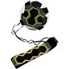 pzihao Allenatore di calcio da calcio, aiuto per allenamento con cintura di regolazione flessibile, attrezzatura da allenamento per bambini e adulti, adatta per 3, 4, 5 palloni