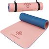 Tappetino yoga antiscivolo reversibile di spessore 8mm, Tappetino fitness  ad alta densità 183x122cm - Costway