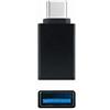 Nano Cable Nanocable 10.02.0010 - Adattatore USB-C verso USB 3.1, USB-C/M-USB-A/H, Alluminio, Noir
