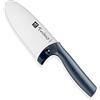 ZWILLING Twinny Coltello da cuoco per bambini, 10 cm, Acciaio inox, Lama arrotondata, Progettato per le mani dei bambini, Impugnatura in plastica, Blu