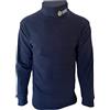 ALGI Dolcevita in Micropile Blu Stemma GPG e Scritta Guardia Giurata Bianca a Collo (M)