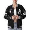 KENAIJING Giacca Varsity da donna Baseball Bomber Vintage Unisex Streetwear Cappotti con patchwork Hipster Utility Jacket Tops
