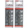 Bosch 2608584676 - Punta di centraggio HSS-G per seghe a tazza con capacità di taglio <46 mm (Confezione da 2)