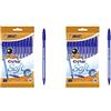 PENNA A SFERA CRISTAL SOFT MEDIUM 4 PEZZI BLU BIC – Cartolibreria Orsino