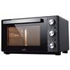 Lacor Forno Elettrico da Tavolo, Piccolo Forno da Cucina, Convezione con Custodia in Acciaio, Temperatura, 70ºc-230ºc, 54x34.5x41 cm, Capacità, 35 L, Nero, 69347