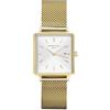Rosefield Orologio Analogico da Donna The Boxy - Oro - ∅ 26 x 28 mm