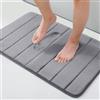Homaxy zerbino Ingresso casa 40 x 60 cm, Morbido e Lavabile Zerbino da Interni per Interno, Antiscivolo e Essorbente zerbino,Tappeto Entrata Interno Resistente Sporco, grigio scuro