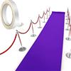 Shappy Tappeto Runner Tappeto da Passatoia di 55gsm Spessore con 1 Pezzo Nastro per per Matrimonio Natale Ringraziamento Esterni, da Corridoio Nozze (Viola, 2,6 x 30 Piedi)