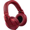 Pioneer DJ HDJ-X5BT-R, Cuffie Professionali per Dj wireless, Rosso