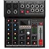 Audibax MG05 XU - Console di Missaggio - Mixer Audio a 5 Canali - Interfaccia USB - Potenziometro di Controllo del Volume - DSP Multieffetti - Alimentazione Phantom 48 V