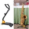 Nikou Supporto per Sassofono, Alto/Tenor Sax Pieghevole Stand in Metallo Saxofono Tenore Supporto Treppiede, Accessorio per Strumenti Regolabile per Sassofono Contralto