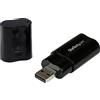 StarTech.com Scheda Audio Esterna Stereo USB 2.0, Adattatore esterno scheda audio Stereo USB 2.0 a 3,5 mm Jack audio