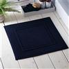 Drift Home - Tappetino da doccia Abode Eco - 80% cotone BCI, 20% poliestere riciclato - 50 x 50 cm in blu navy