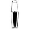 LACOR - 62285 - Boston Stainless Steel Cocktail Shaker for Professional Cocktails, 2 Glasses, Borosilicate Glass, Capacity 800 ml + 500 ml, Airtight Closure, Ø 8 x 16 cm, Grey
