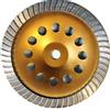 Ct&t Industrie Diamante mola Piatto Dischi abrasivi Ø 230 mm Foro 22,23 mm 7 mm con denti Turbo