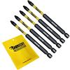 SabreCut 5 x SabreCut SCPZ189_5 89 mm PZ1 Set di punte per cacciavite a impatto magnetico Pozi Pozidriv Heavy Duty compatibile con Dewalt Milwaukee Bosch Makita e altro