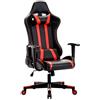 IntimaTe WM Heart Sedia Gaming Economica, 135 ° Reclinabile Sedia Girevole ergonomica per Studio,Sedia Racing Ufficio,Poltrona da Ufficio, Rosso GD013