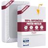 Utopia Bedding Coprimaterasso Singolo Impermeabile 90 x 190 x 40 cm, Certificato OEKO-TEX, Proteggi Materasso, Traspirante, Lavabile, Stile Montato Tutto Intorno Elastico