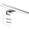 Aourow LED Lampada da Specchio 5W,Luce Specchio Bagno Bianco Neutro 4000K,Specchio Armadio Lampada da Bagno,Luce per Trucco,Lunghezza 30cm,230 V IP44,500lm