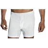 Perofil CALZONCINO boxer con bottone maglina filo scozia (6 XL IT54, Bianco)