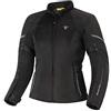 SHIMA JET | Pannelli MESH Traspiranti, Impermeabile, Membrana Rimovibile, Paraschiena di Livello 2 Incluso, Regolazione Avanzata (Donna, Giacca, Nero, M)