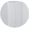 DRW Vaso con volto in ceramica in bianco lucido 25x13x22cm