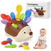 BelleStyle Giochi 18 Mesi, Giochi Montessori 2 Anno, Riccio Motore Fine Giocattoli Bambini per Imparare Matematica e Colori Giochi Educativi Regalo di Compleanno per Bambino Bambina 2 3 4 Anno