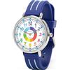 Kiddus Orologio Educativo per Bambini, Orologio da polso Analogico per Bambino 5-10 Anni, 3ATM e 5ATM, Primo con Ore e Minuti, Regalo Bimbo Aprendimento
