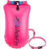 WholeFire Boa gonfiabile da 20 litri, per sport acquatici, nuotatori in acqua libera, triatleti, kayaker e subacquei