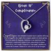 Bramart Collana Donna Compleanno Laurea Finitura in Oro, Argento Idee Regali per lei Festa Evento speciale - Cofanetto con DEDICA incluso