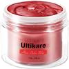 Ultikare Cera di colore dei capelli, colore istantaneo dei capelli Gel Ultikare lavaggio temporaneo colore naturale dei capelli Crema, utilizzato per bambini, feste, giochi di ruolo, Halloween, Natale (rosso)