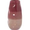 DRW Vaso da tavolo in ceramica in rosa tricolore 16x30cm